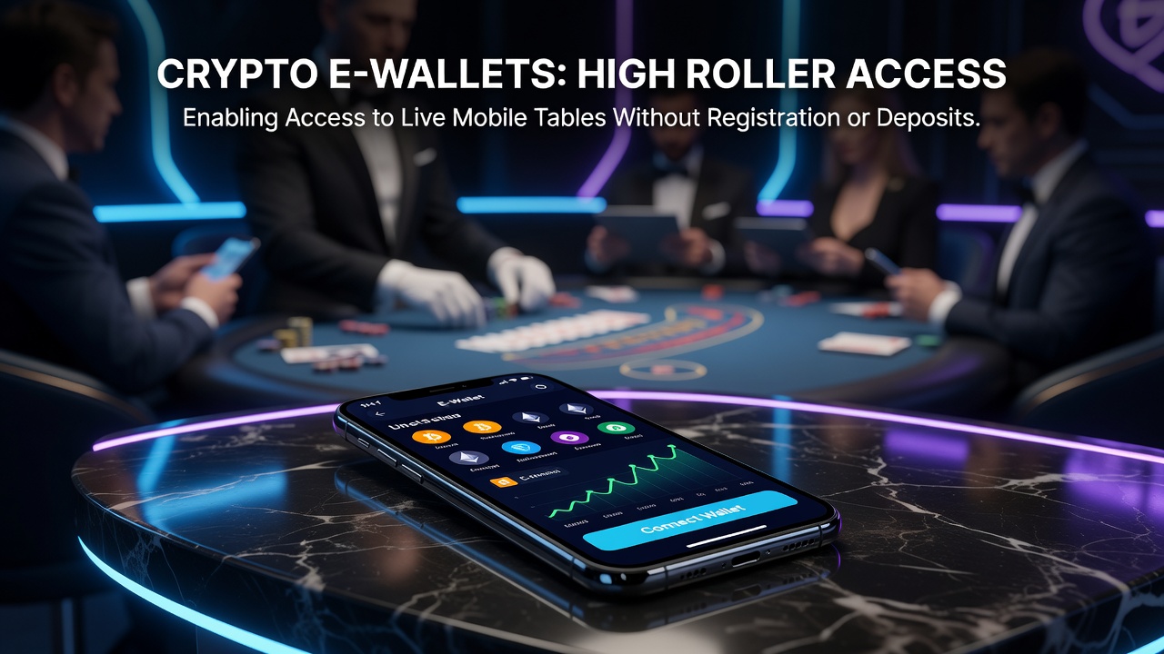 Mobile live dealer tables accessed via crypto wallets on Austrian platforms